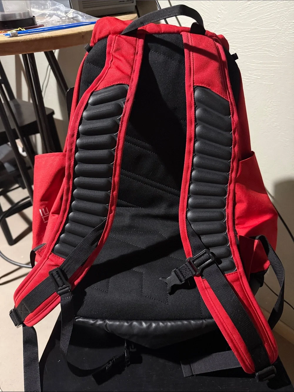 Nike Elite Red and White Sports Backpack